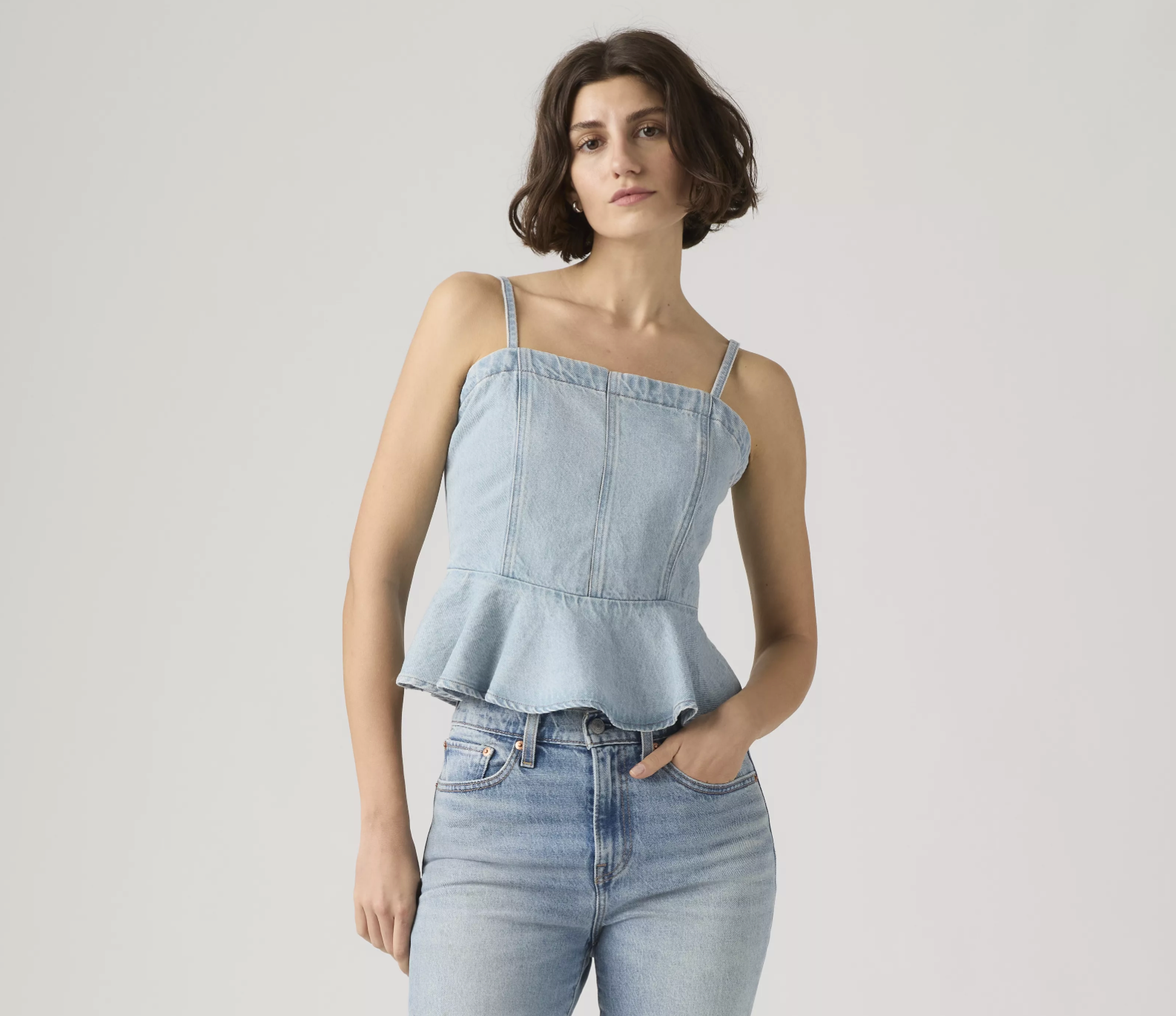 Levi's - Anderson Flounce Top - Face Value