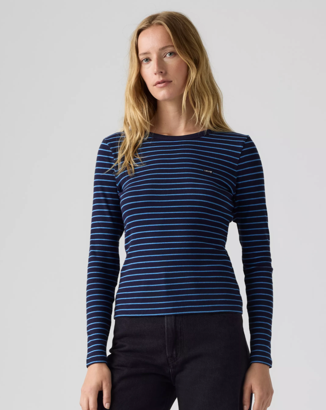 Levi's - Hayes LS Tee - Gemini Stripe Navy