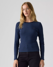 Levi's - Hayes LS Tee - Gemini Stripe Navy