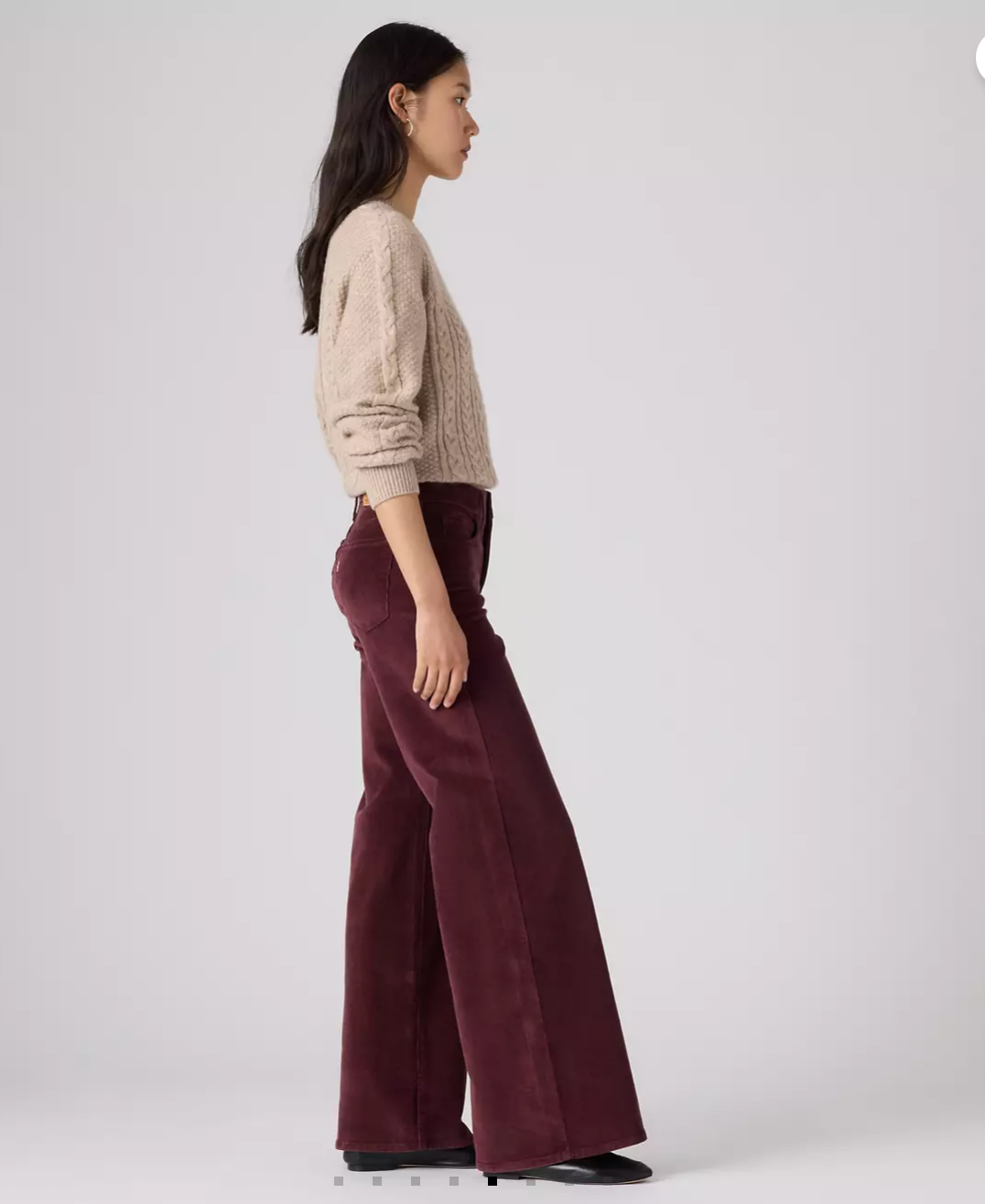 Levi's - 318 Shaping Wide Leg - Sassafras Cord