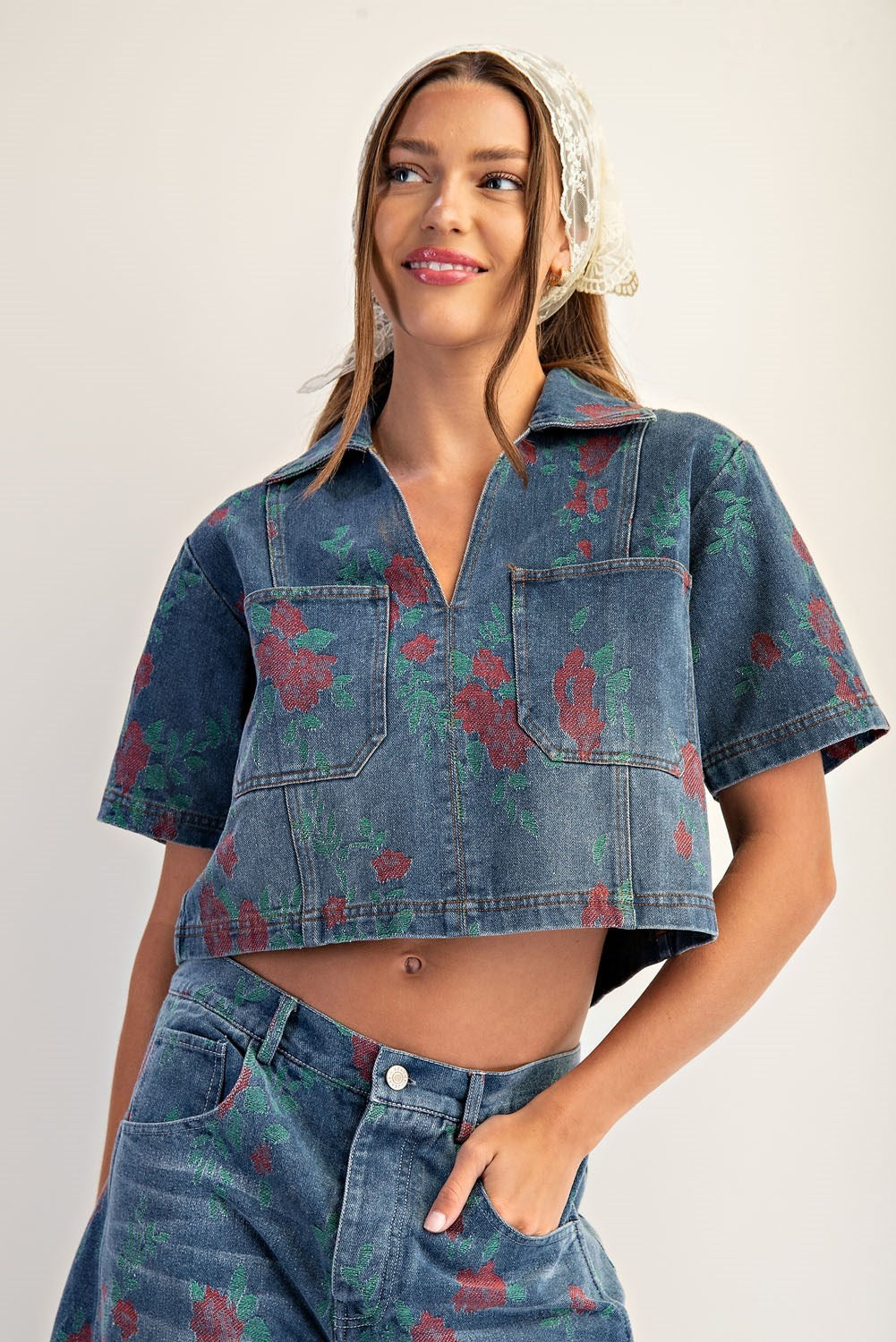 Denim Rose