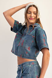 Denim Rose