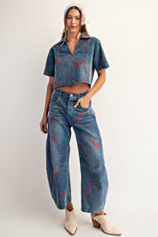 Denim Rose