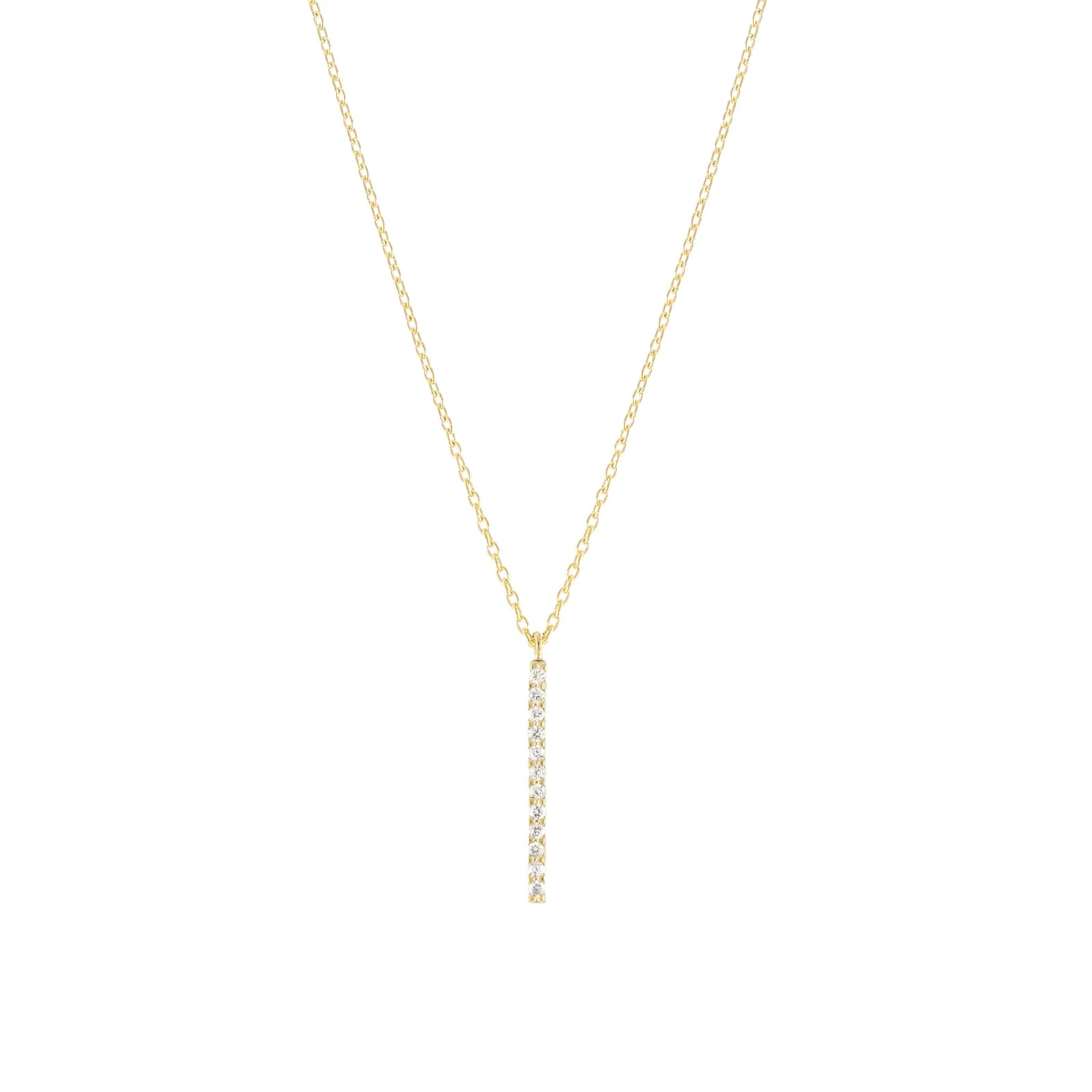 Bar Pendant Chain - Gold