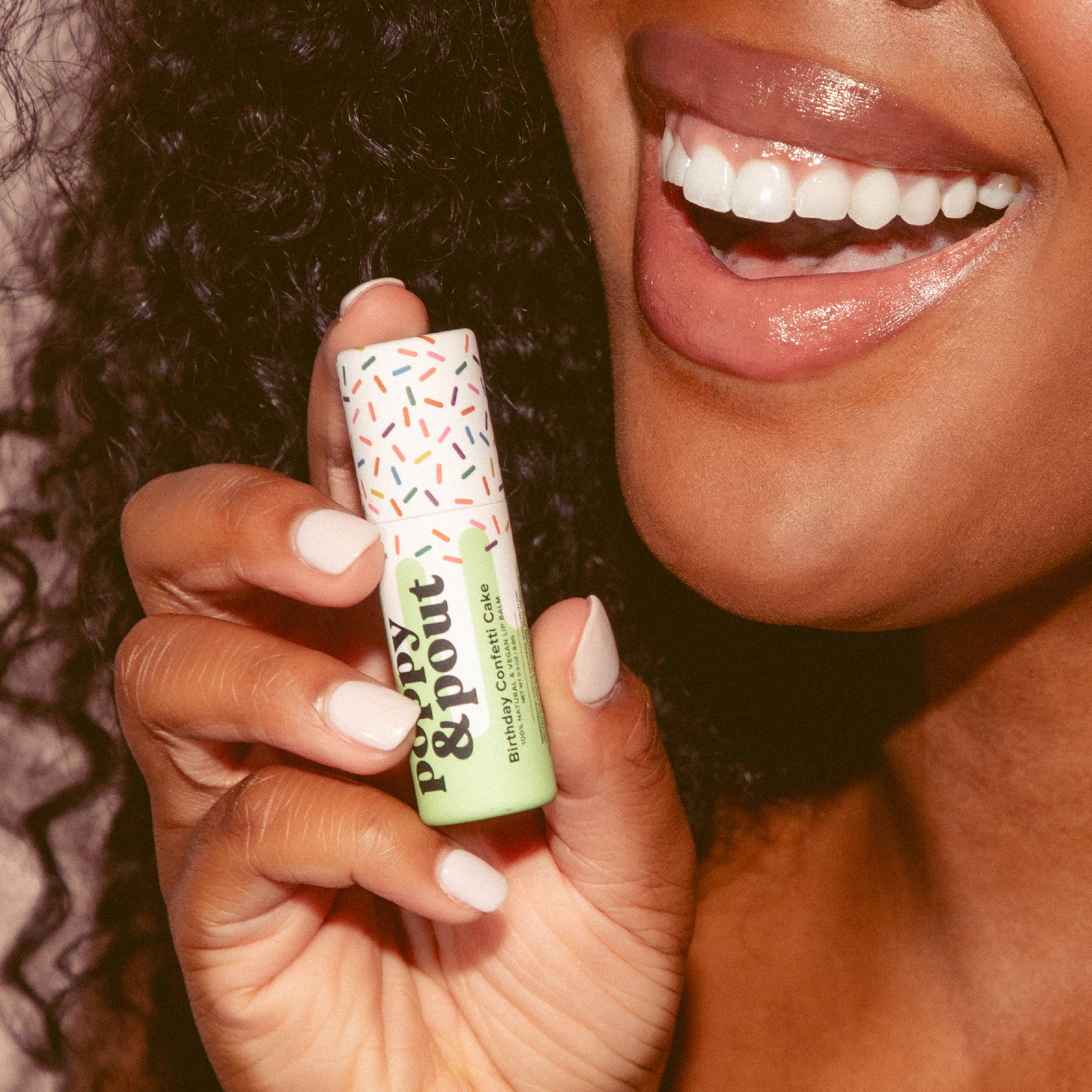 Birthday Confetti Cake-Green Lip Balm