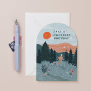 Legendary Bigfoot Birthday Card | Male Funny Birthday Cards