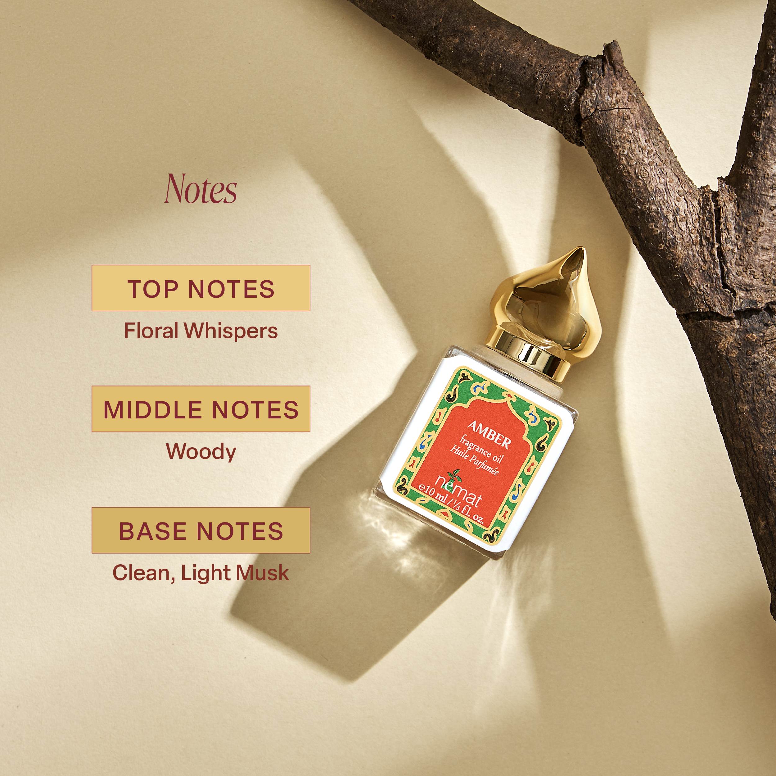 Amber Perfume Oil: 10ml Roll-on