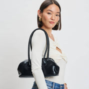 Nina Shoulder Bag: Black