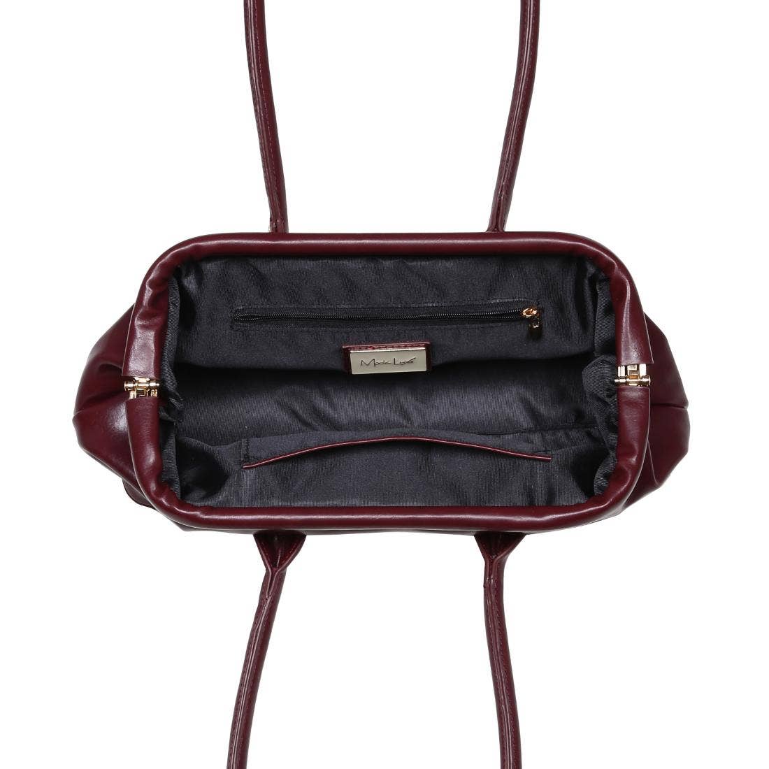 Nina Shoulder Bag: Wine