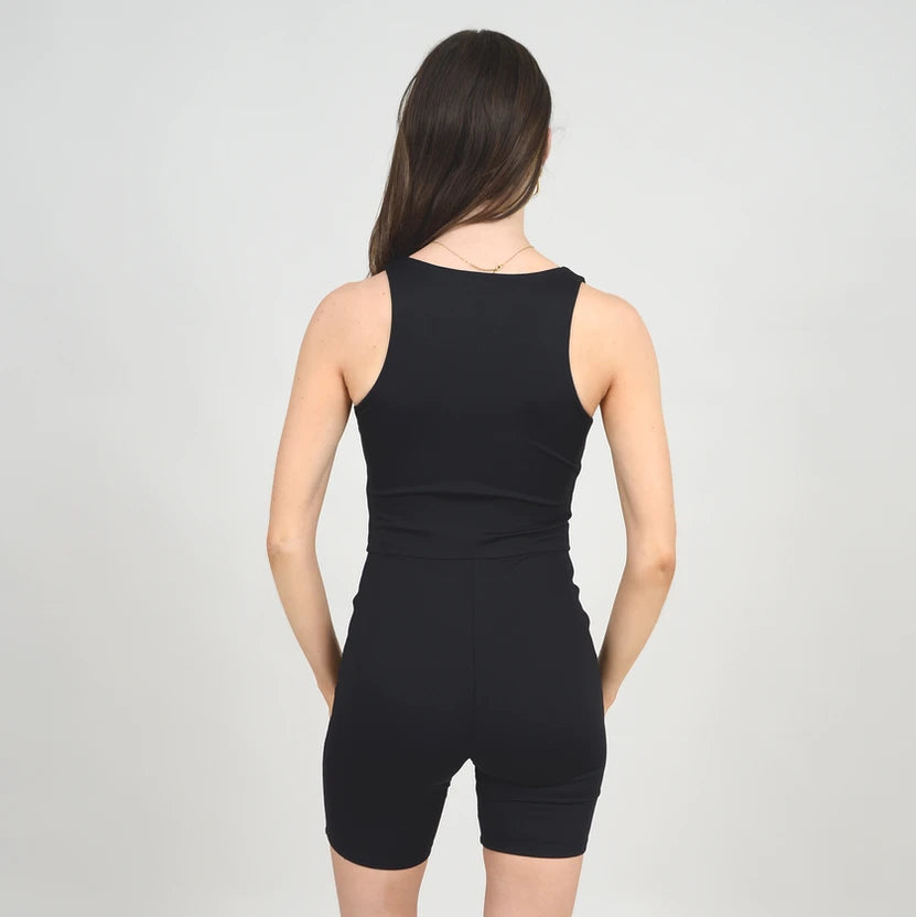 Valentina Romper-Black