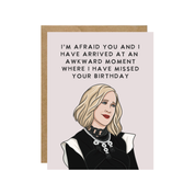 Awkward Moira - Pop Culture Card