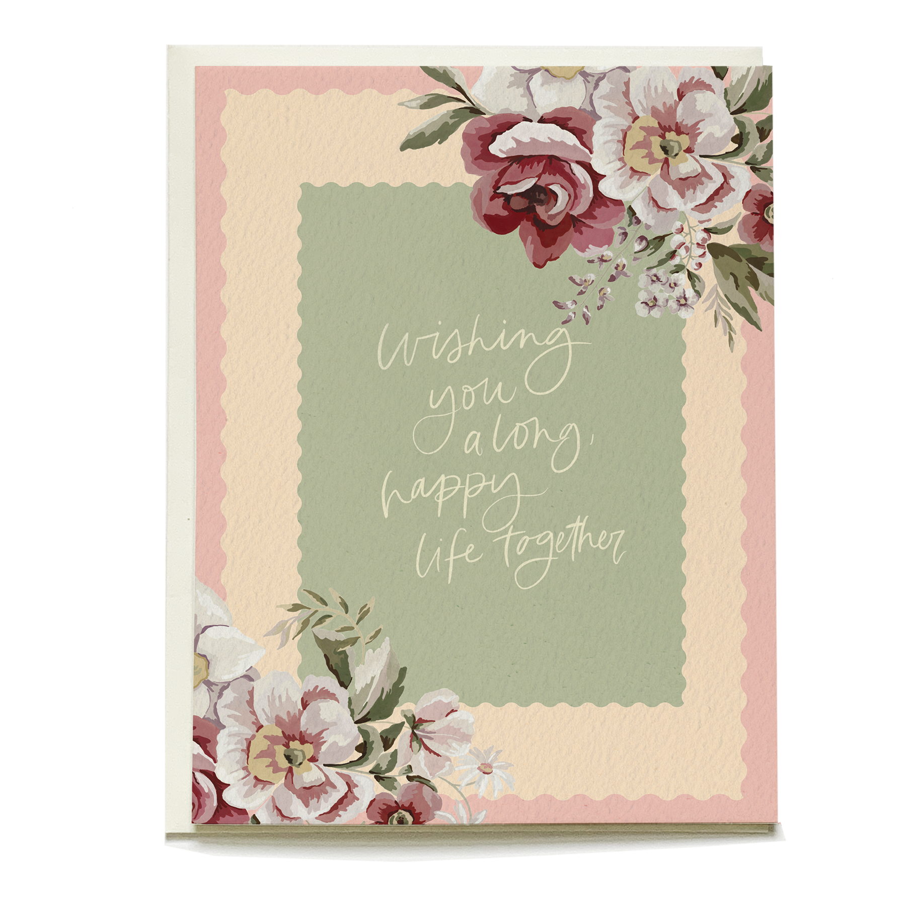 Bouquet Wedding Card | Vintage Floral