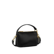 Ella Crossbody Pleated Small- Black