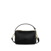 Ella Crossbody Pleated Small- Black