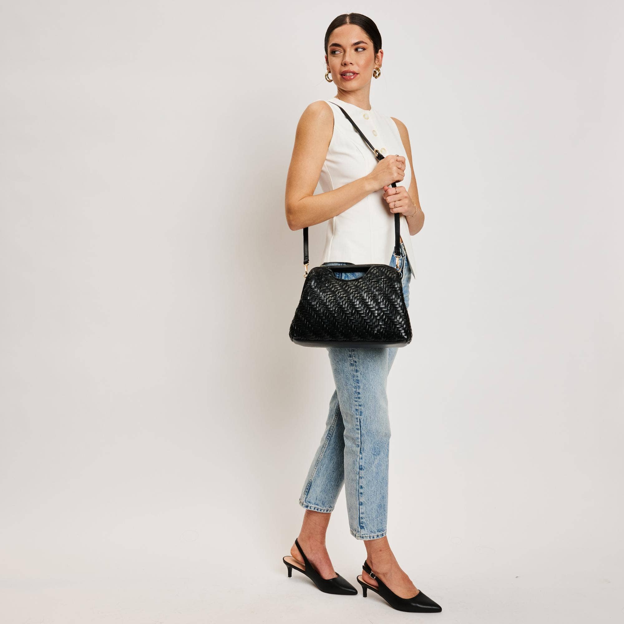 Amara Crossbody: Black