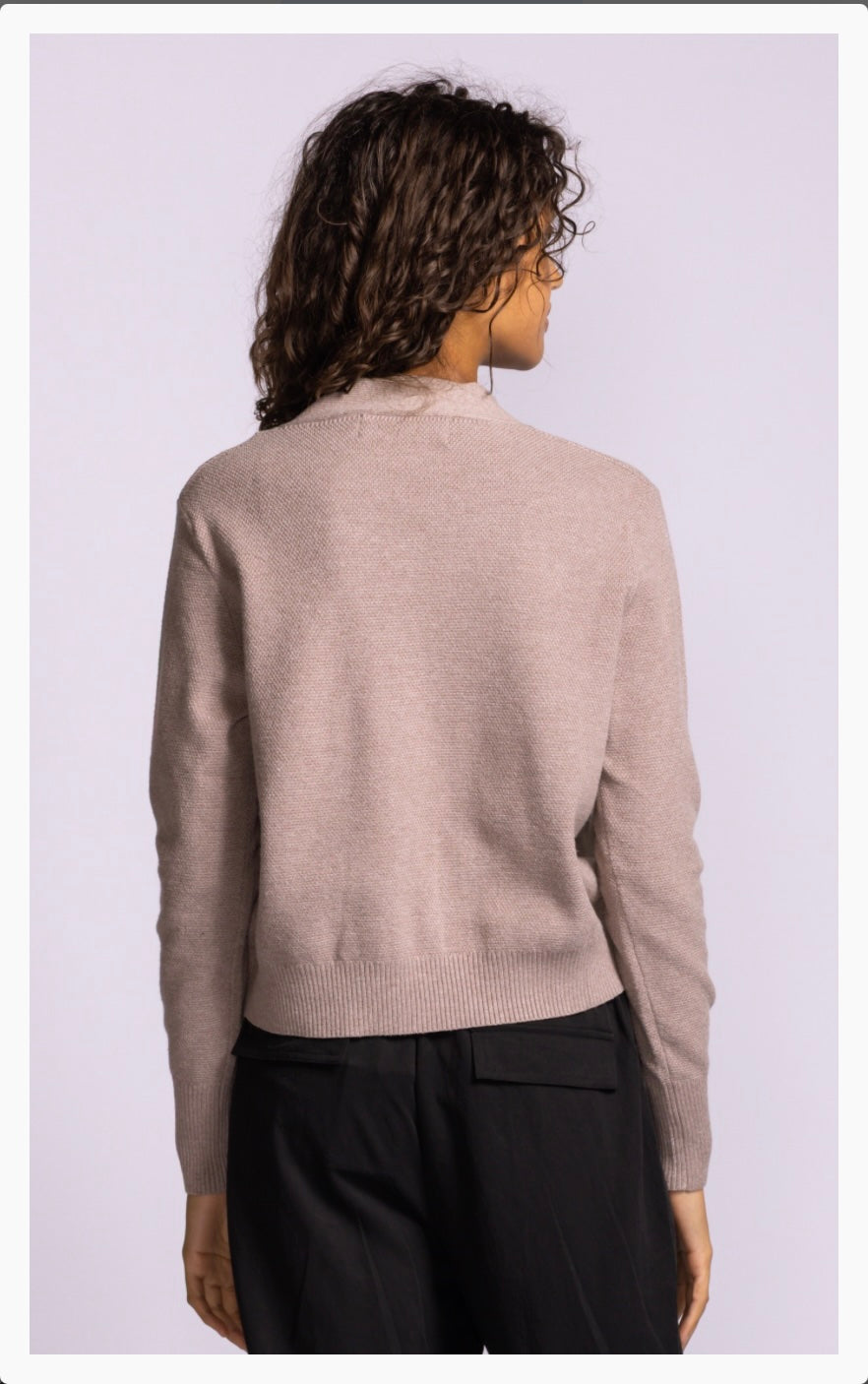 Hampton Cardi - Taupe