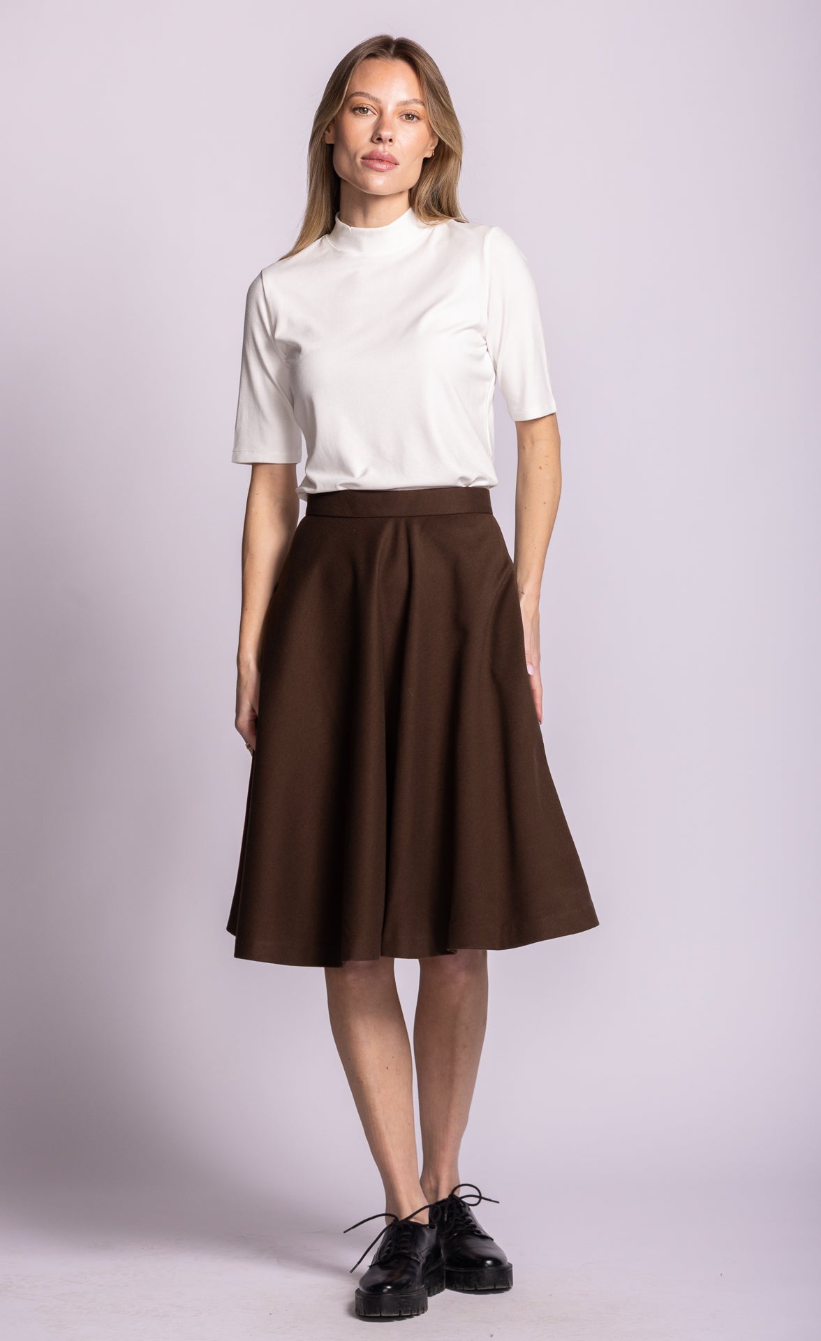 Hotline Skirt - Brown