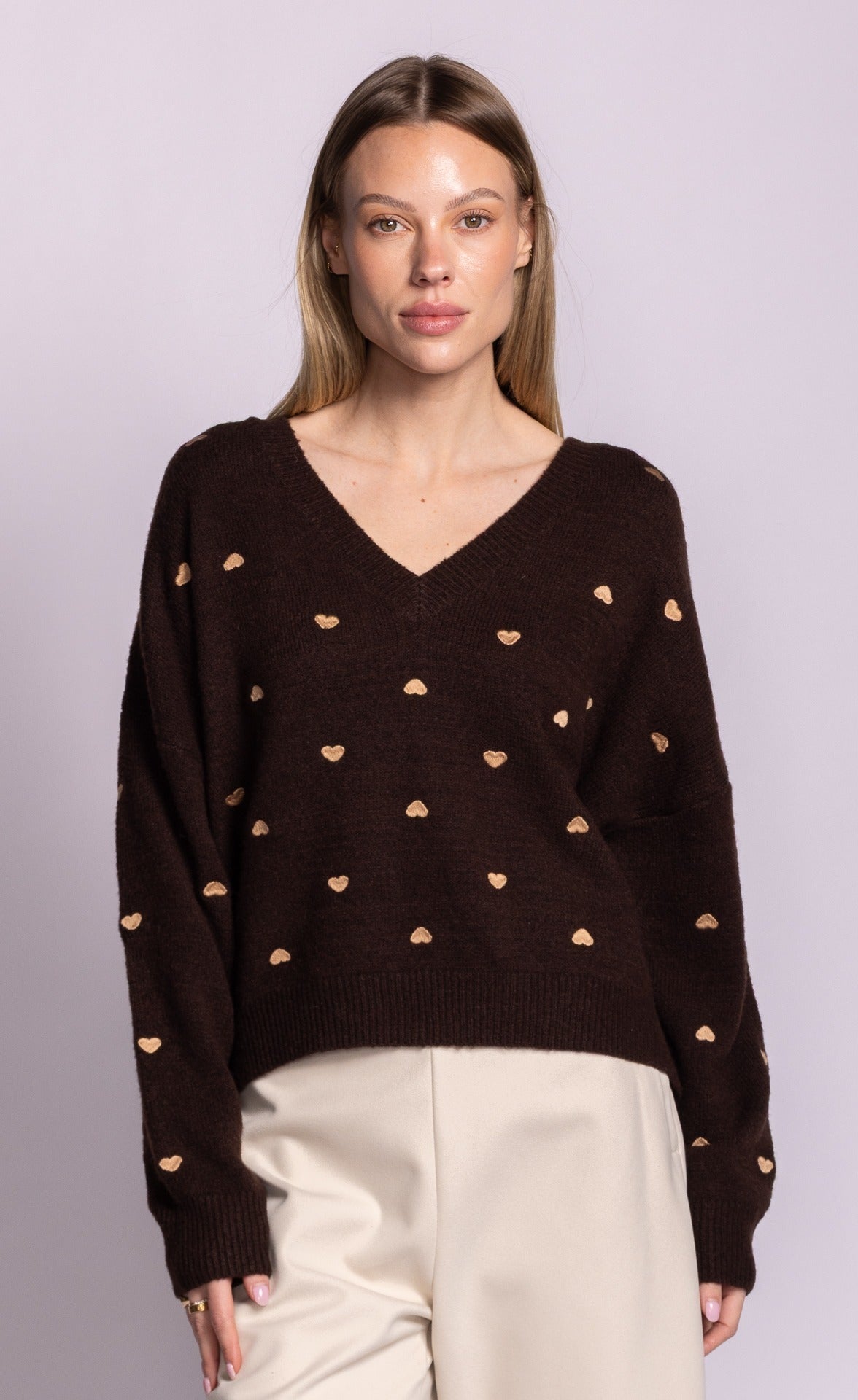 Inima Sweater - Brown