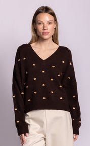 Inima Sweater - Brown