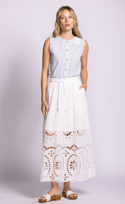 Jolene Skirt - White