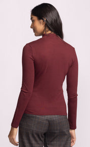 Vienna Top - Burgundy