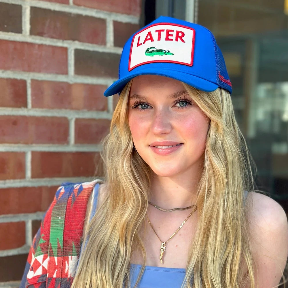 Trucker Hat - Later Gator - Blue
