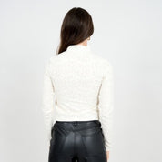 Mika-Parchment Pattern Top
