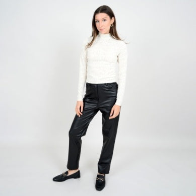 Mika-Parchment Pattern Top
