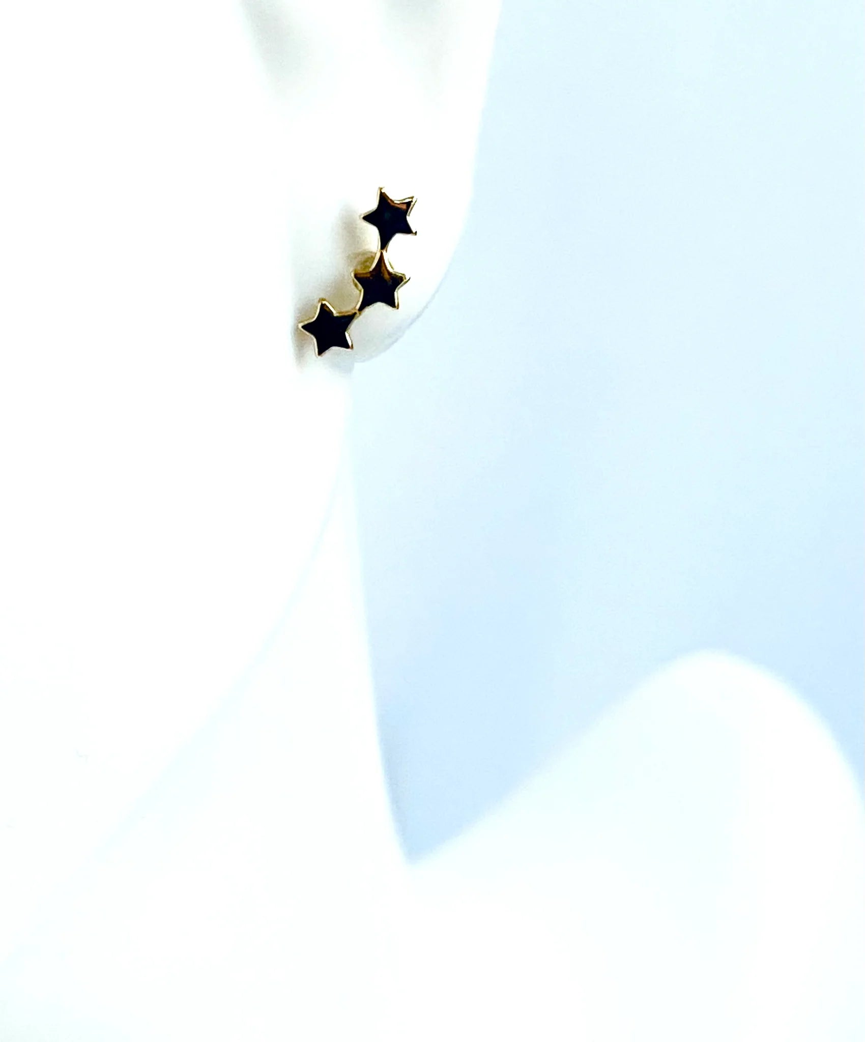 Mini Star Climber Earrings