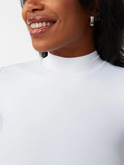 Mika-Long Sleeve Tee-White
