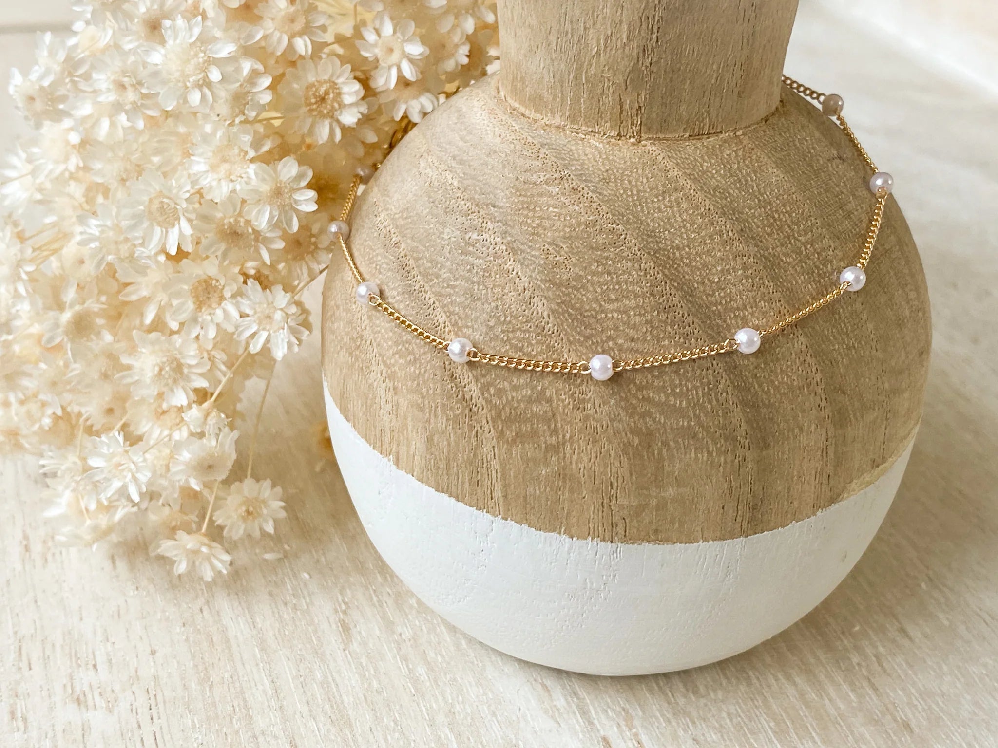 Pearly Bracelet with Extension