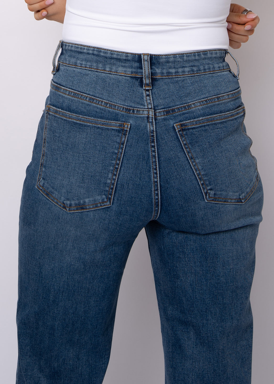 Carla Denim Cuff Pant