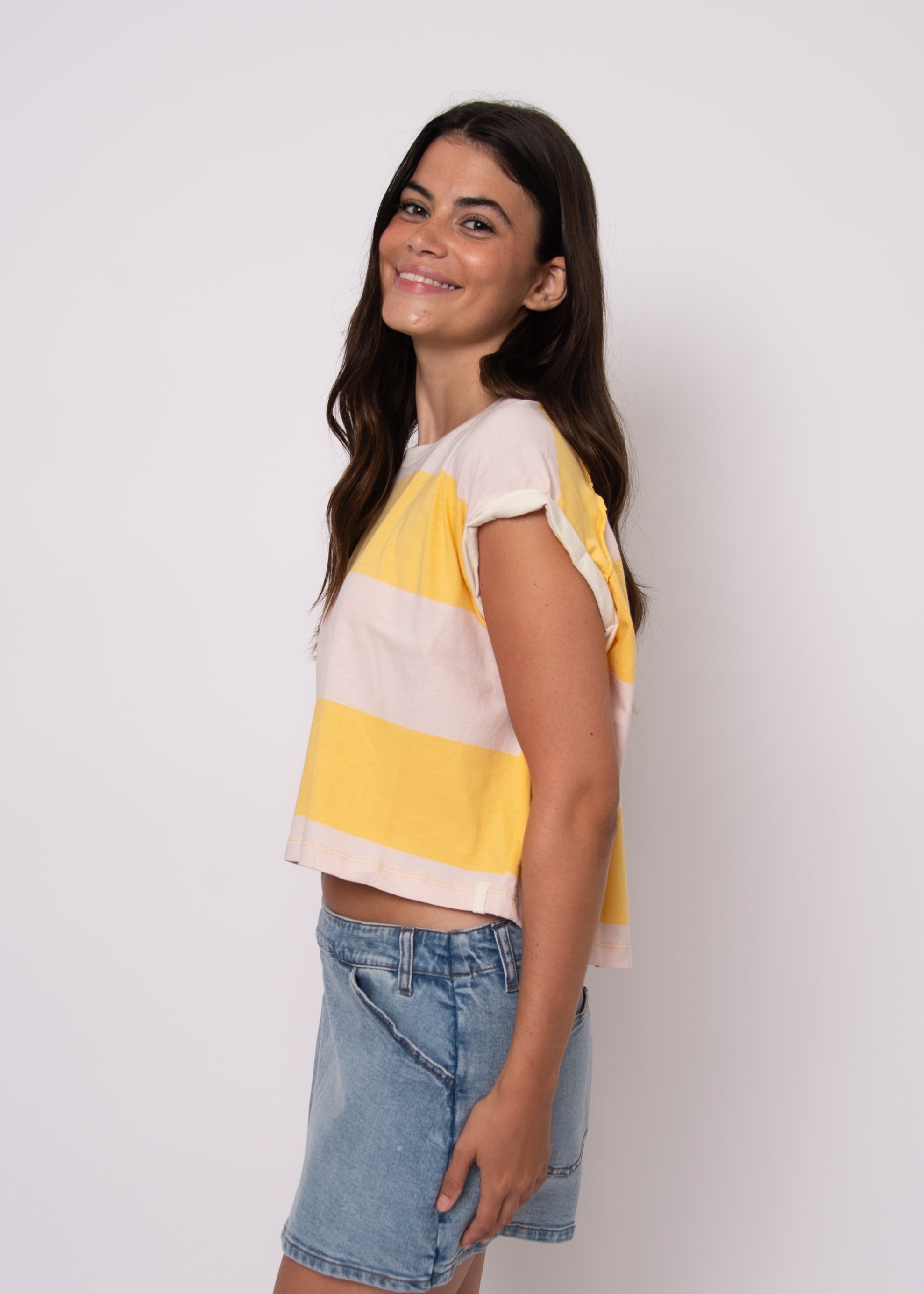 Harper - Yellow/Pale Pink