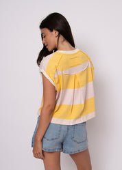Harper - Yellow/Pale Pink