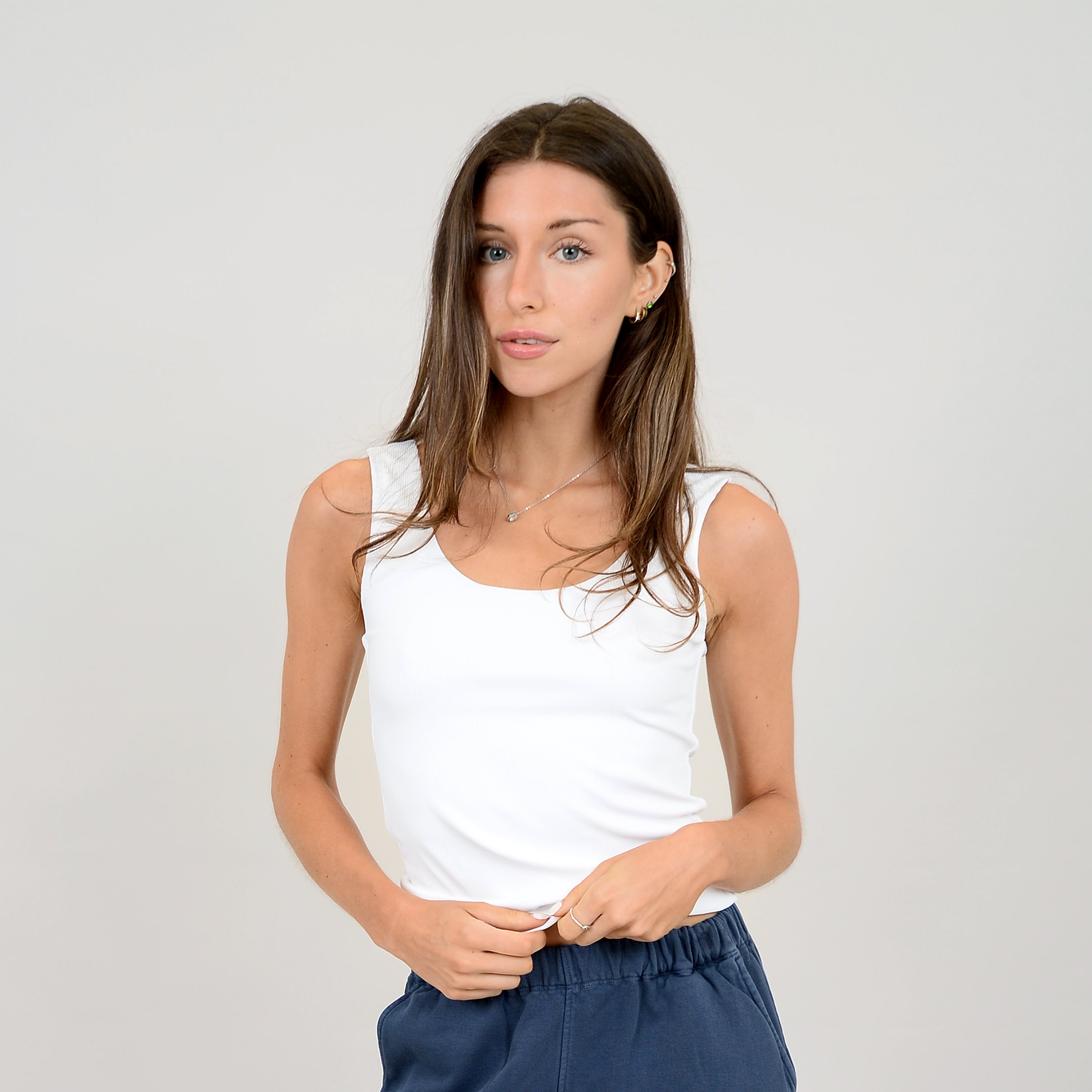 Tanith Tank Top - White