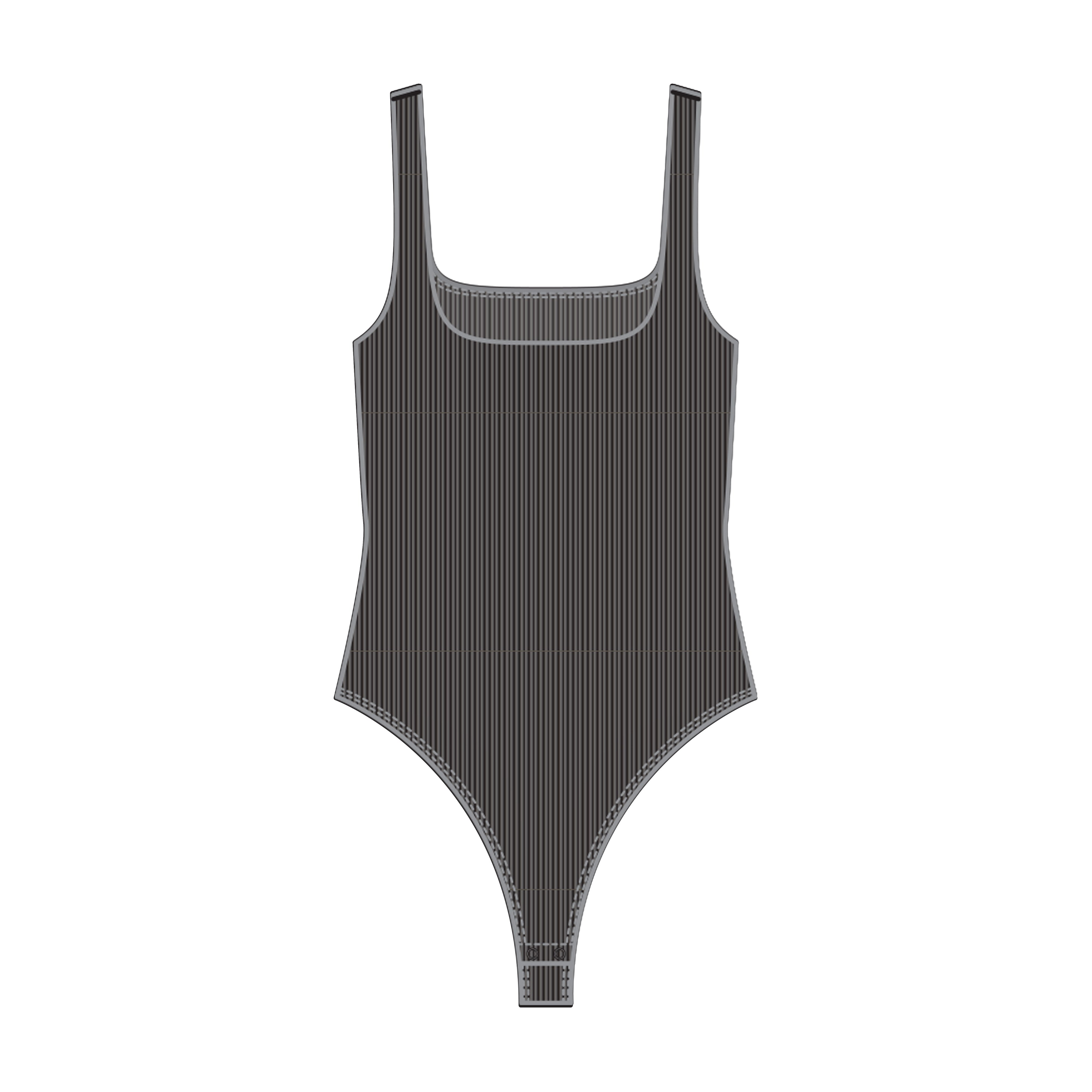 Tia Sleeveless Bodysuit - Black