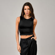 Roxanna Sleeveless Top - Black