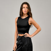 Roxanna Sleeveless Top - Black