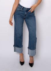 Carla Denim Cuff Pant