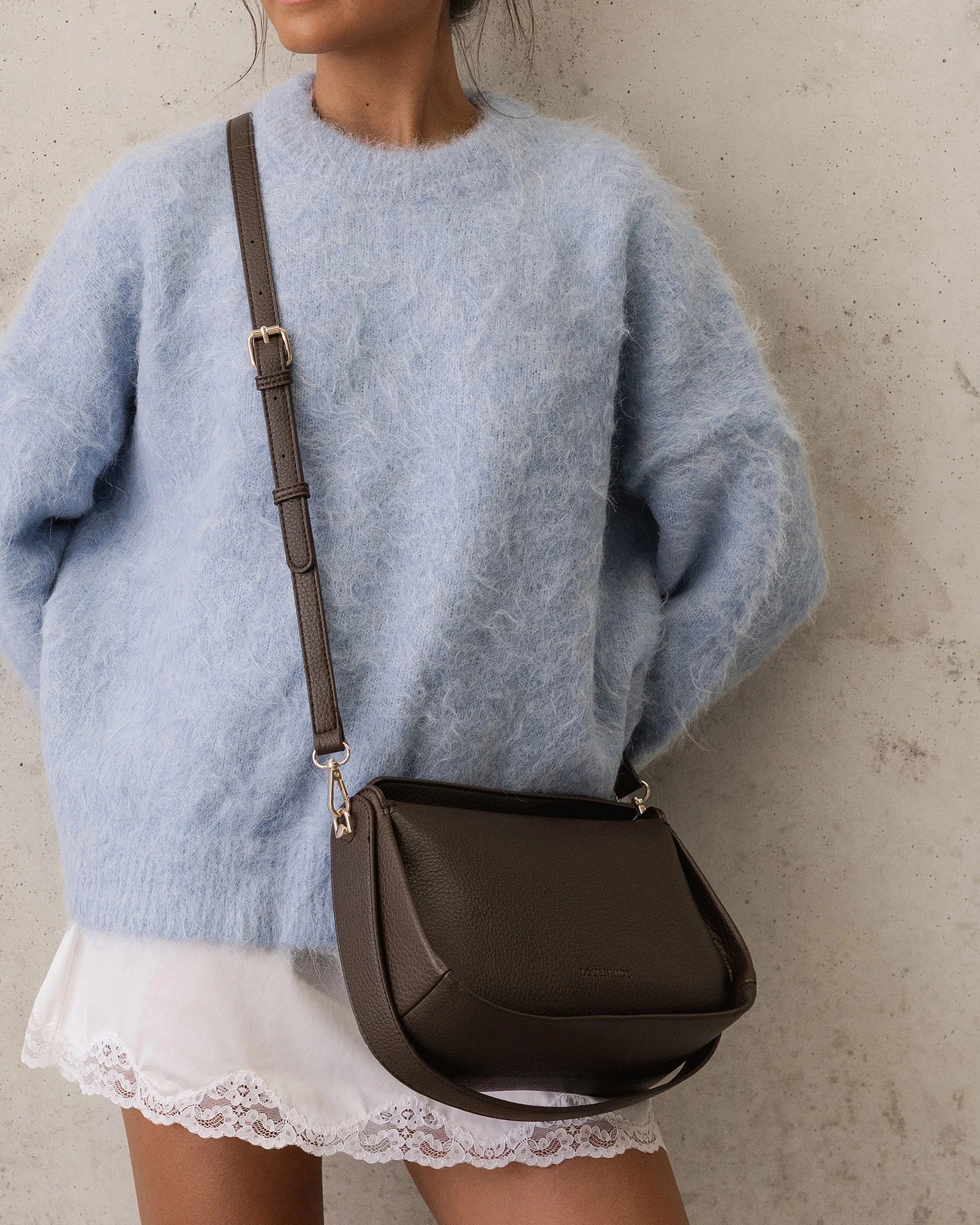 Maddie Shoulder Bag - Chocolate