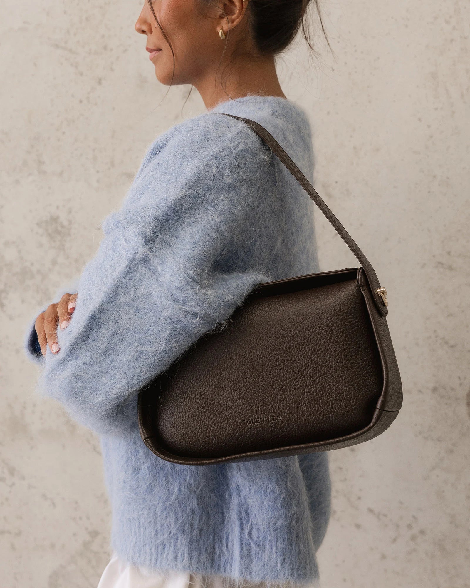 Maddie Shoulder Bag - Chocolate