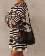 Steffie Mini Tote Bag - Black