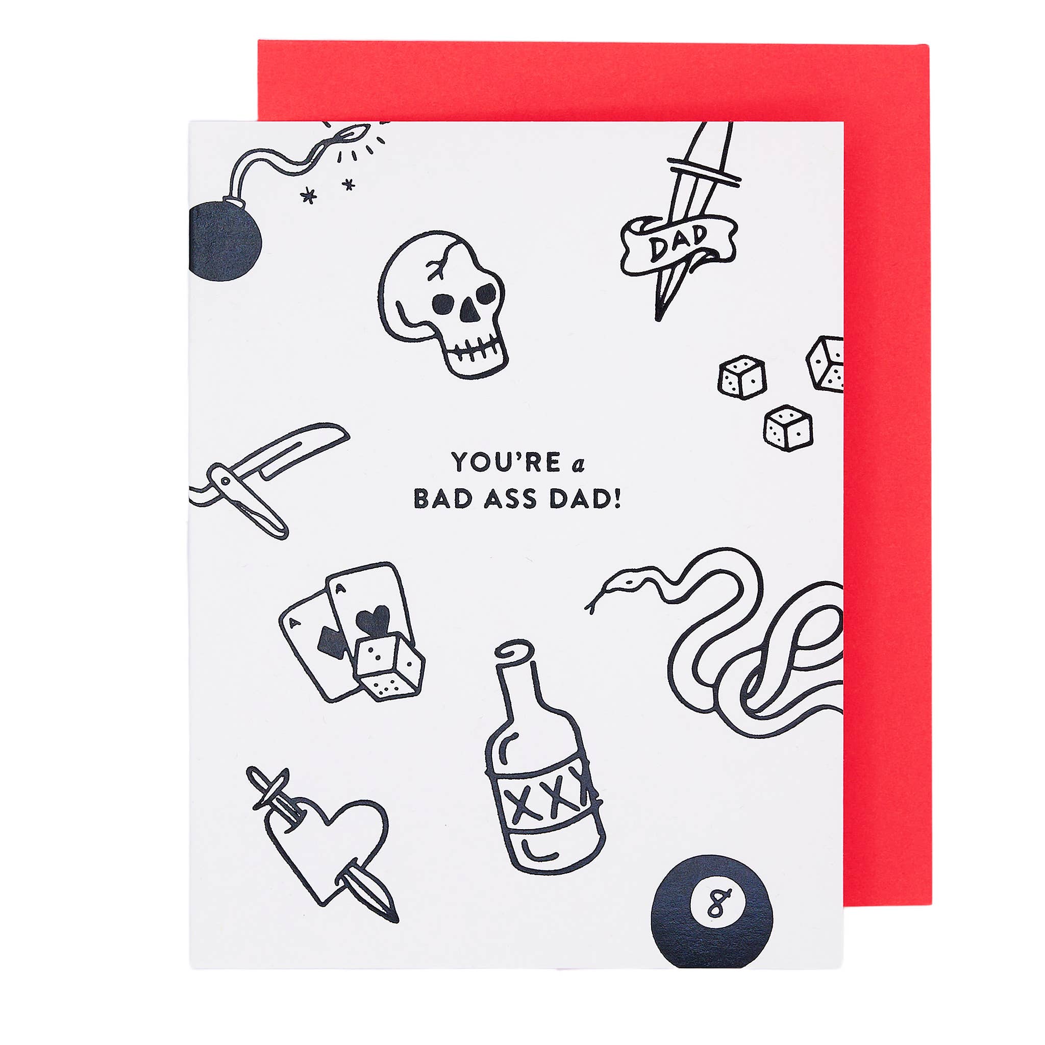 Bad Ass Dad Card