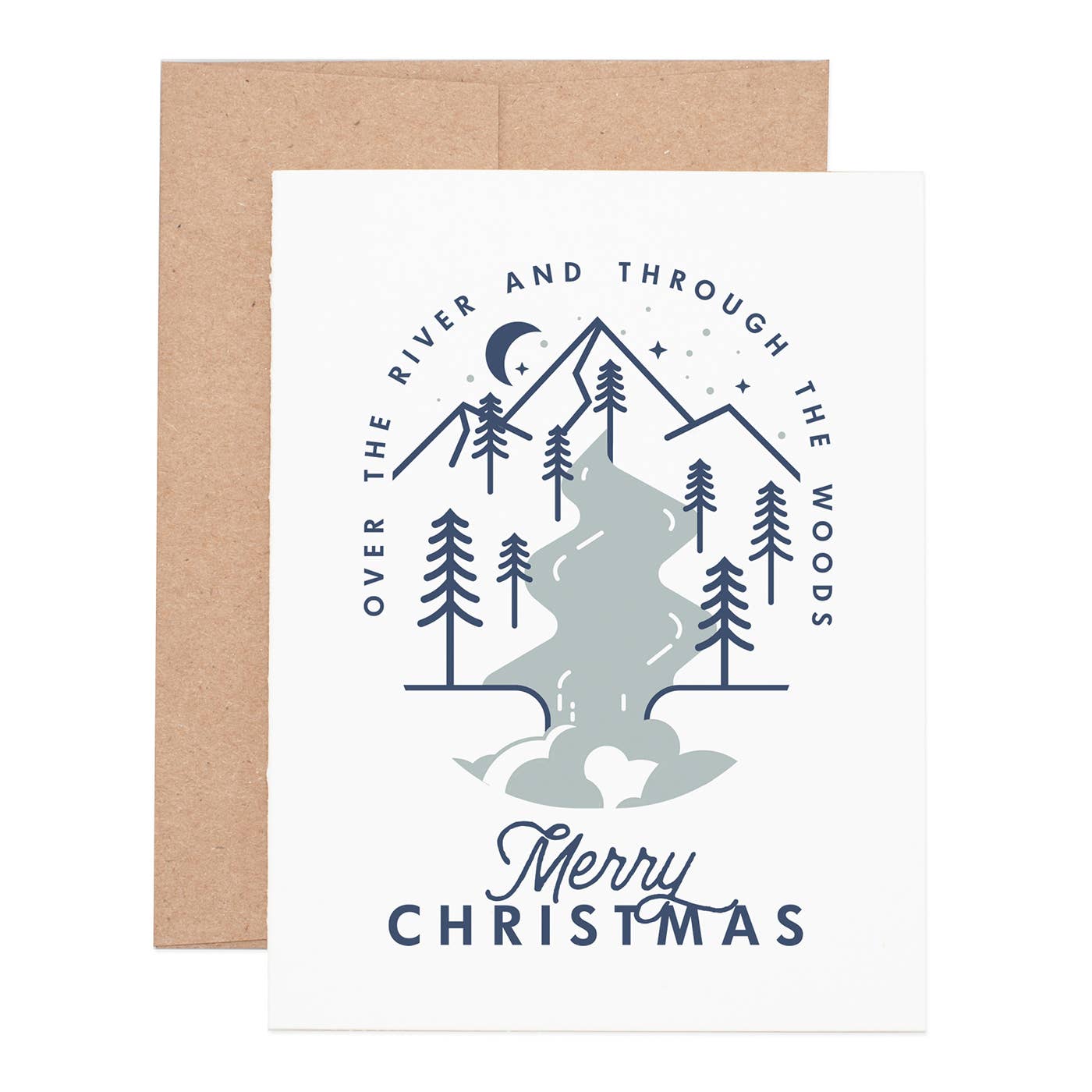 Over the River Holiday Greeting Card