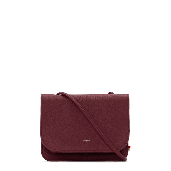 Carry-All Crossbody Bag- Burgundy