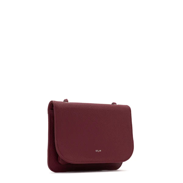 Carry-All Crossbody Bag- Burgundy