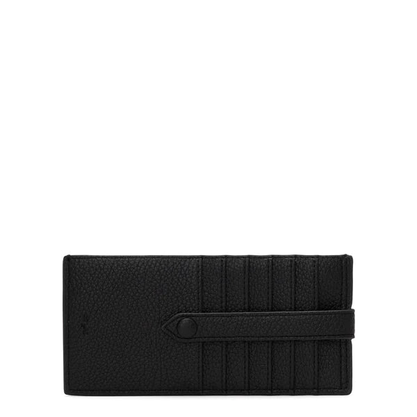 Lizou Flat Wallet- Black