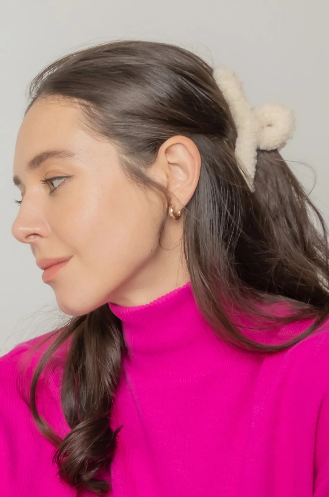 Sherpa Hair Clip