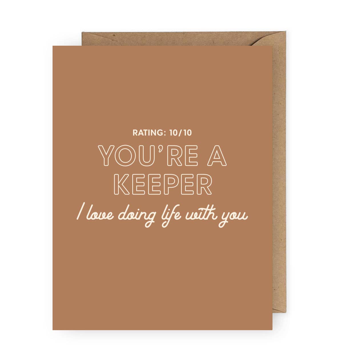 You're a Keeper Greeting Card | Funny Valentine's Day Card