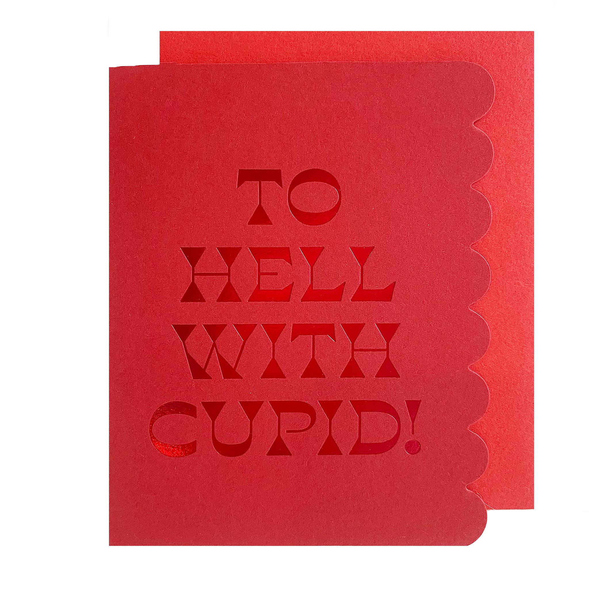 To Hell With Cupid Valentine Card